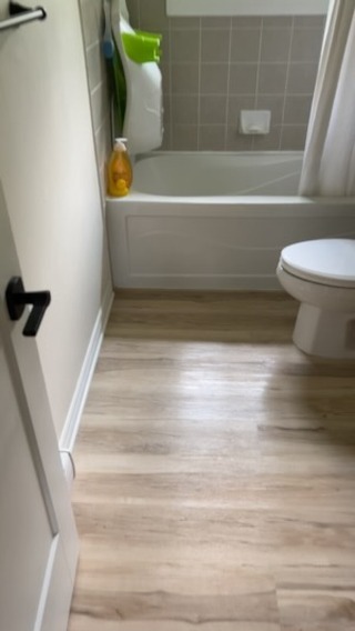 Sparkling clean bathroom